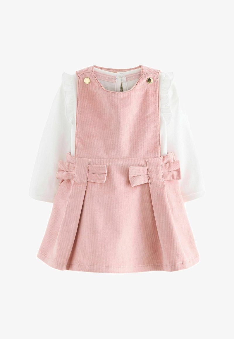 Baker by Ted Baker REGULAR FIT BOW PLEAT PINAFORE AND FRILL SET - Hosszú ujjú felső - pink