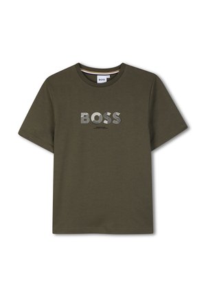 BOSS Kidswear, TEE-SHIRT MANCHES COURTES - T-shirt imprimé - olive