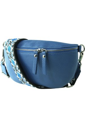 DrachenLeder Sac banane - blau mehrfarbig
