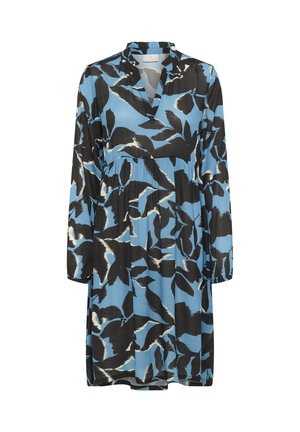 Kaffe Vapaa-ajan mekko - windward blue black flower