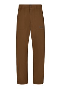 Antique Rogue Lenox Ruudullinen Tweed Housut Denim Ruskea