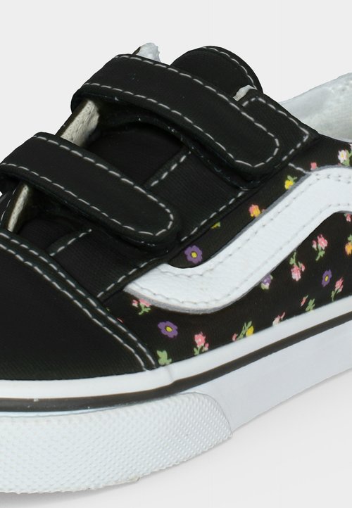 Vans OLD SKOOL V UNISEX - Baby shoes - black/sunset blush — foto 7