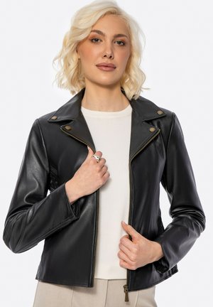 WITTCHEN Leather jacket - black