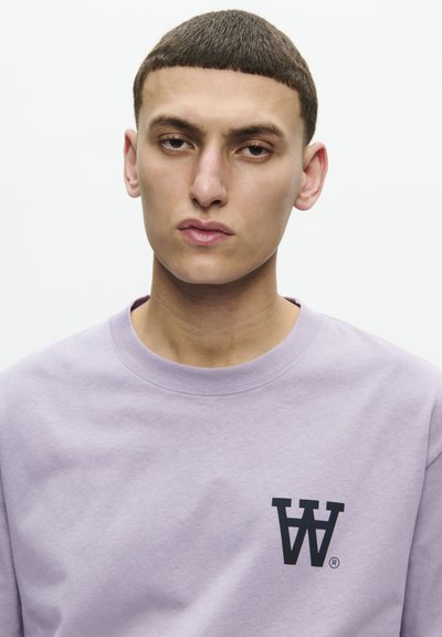 WOOD WOOD WWLIAM AACHEST 25220 - T-shirt con stampa - minimal gray
