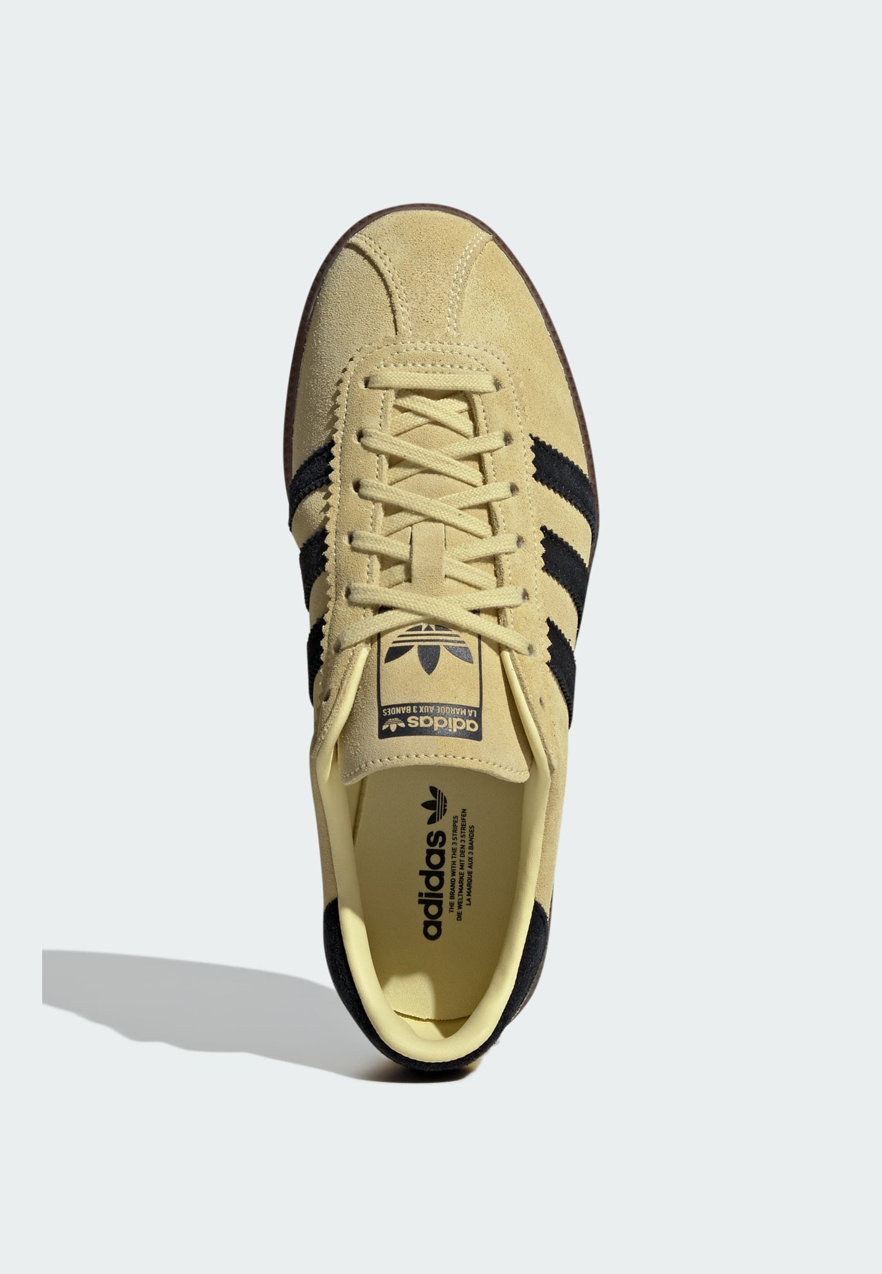 ★adidas★ Bermuda Powder Yellow adidas Originals Womens Bermuda - Powder Yellow/Core Black