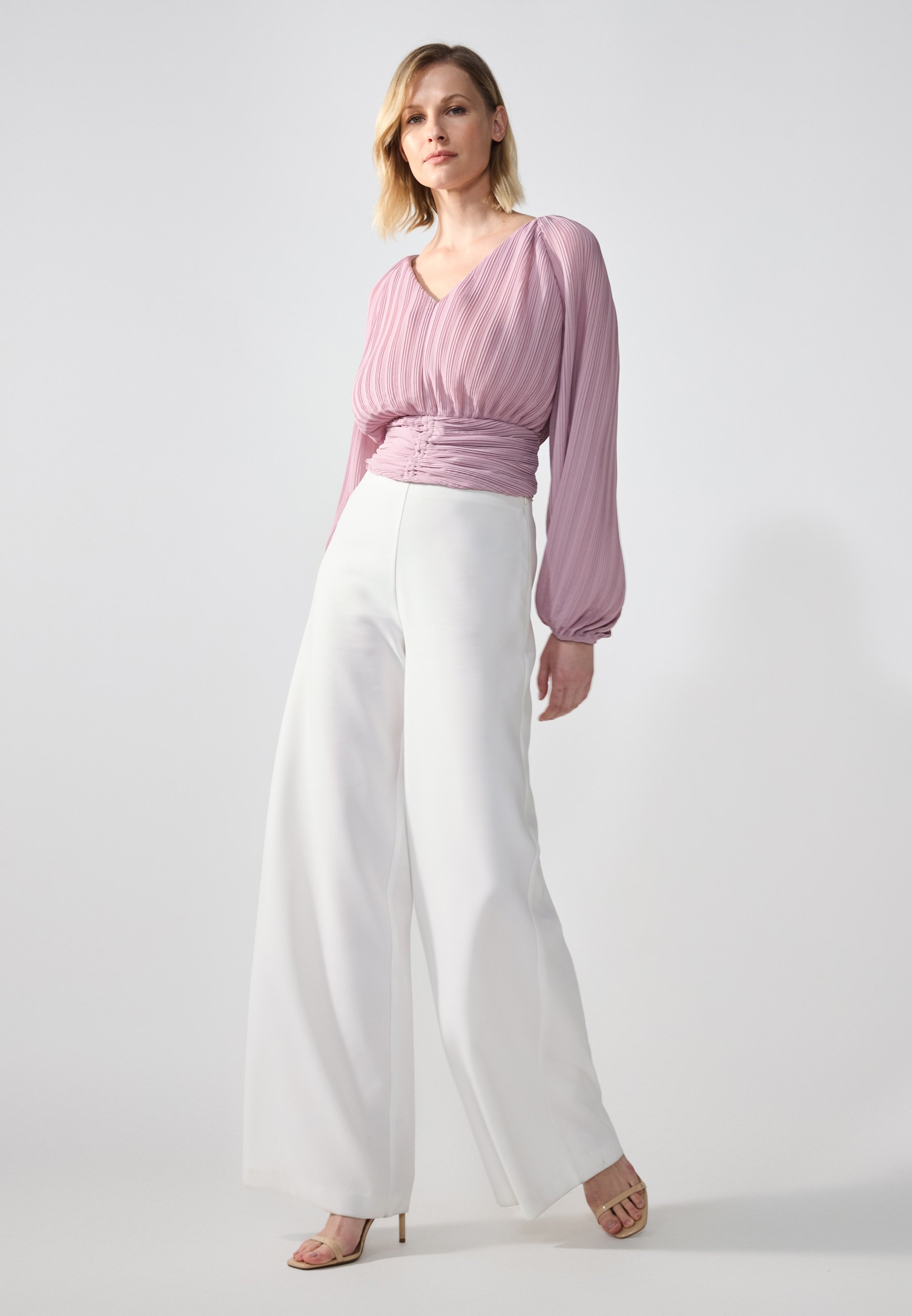 売れ筋商品|||アンナ フィールド シャツ レディース トップス CROPPED PLISSE TUNIC - Blouse - mauve shadows Anna Field CROPPED PLISSE TUNIC - Blouse - mauve shadows
