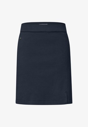 Street One, KNIELANGER ROCK IN RIPPSTRUKTUR - Mini skirts - darkest blue