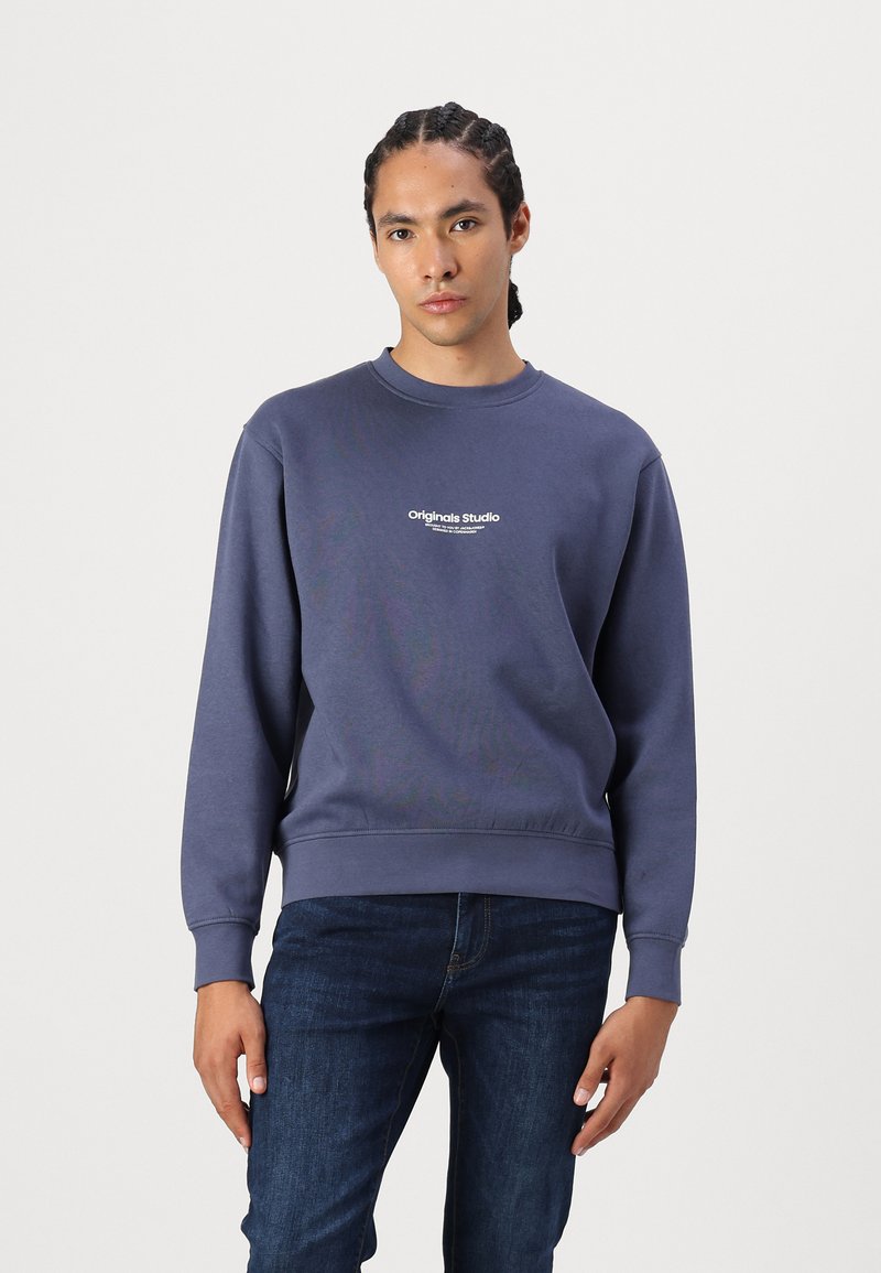 Jack & Jones JORVESTERBRO CREW NECK - Sudadera - nightshadow blue