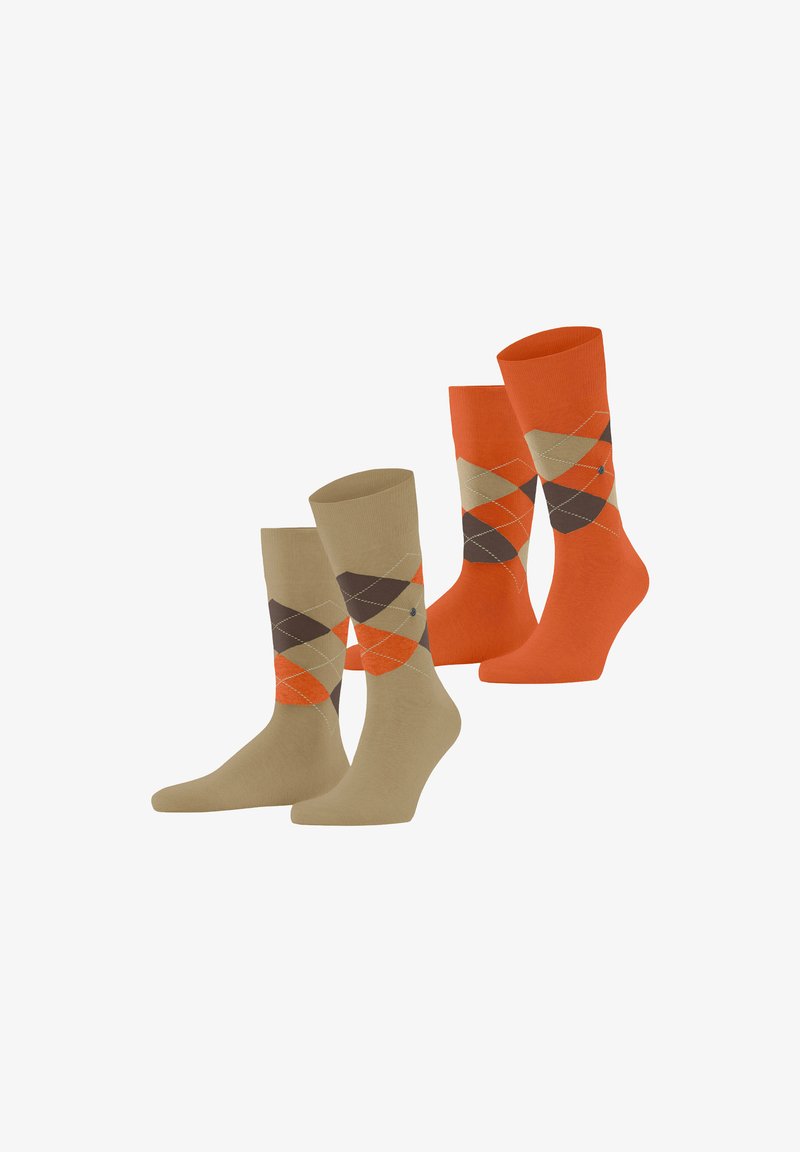 Burlington 2 PACK - Socken - sesame