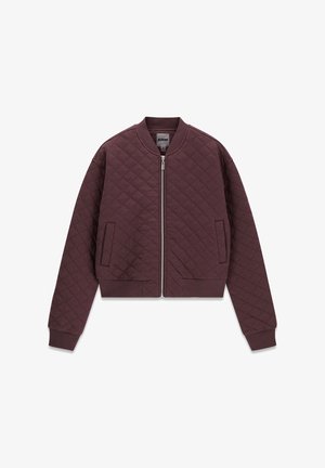 Guess, GESTEPPTE BOMBERJACKE - Chaquetas bomber - braun