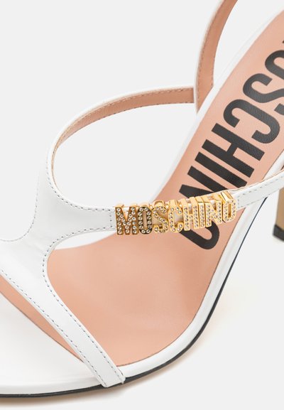 MOSCHINO DONNA - Kõrge kontsaga sandaalid - bianco