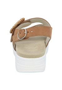 Solidus Plateausandalette - braun