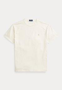 CLASSIC FIT JERSEY CREWNECK T-SHIRT - T-shirt - bas - clubhouse cream