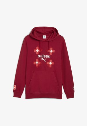SCHWEIZ FTBLCULTURE - Dresy národného tímu - dark crimson white