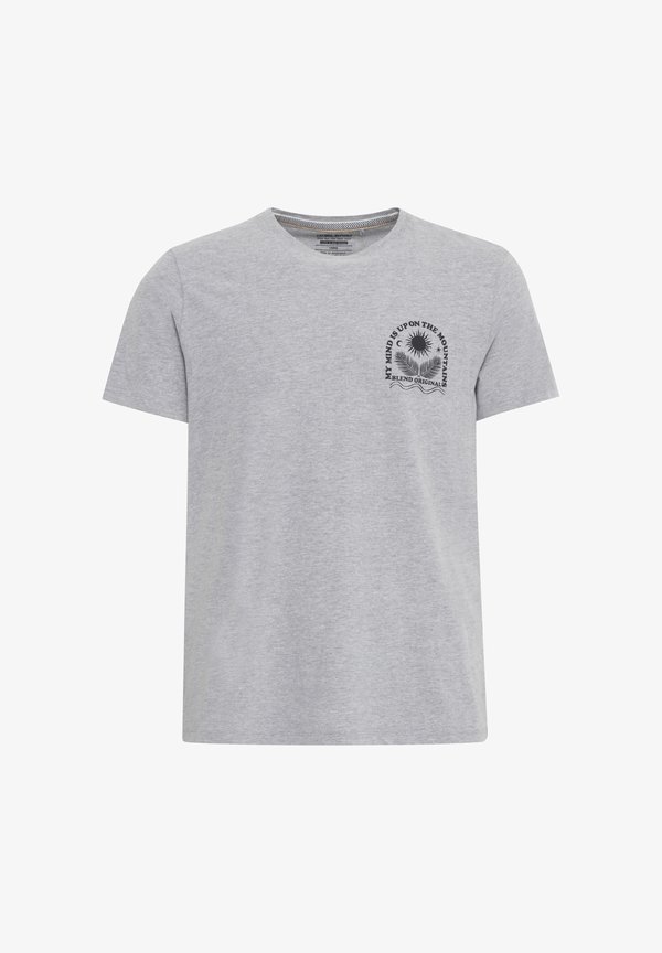 BHTEE - Print T-shirt - stone mix4