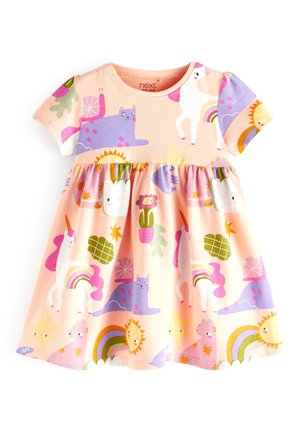SHORT SLEEVE - Vestido ligero - pink