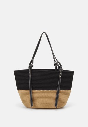 ONLY ONLTRACY BEACH TOTE  - Håndveske - black/natural