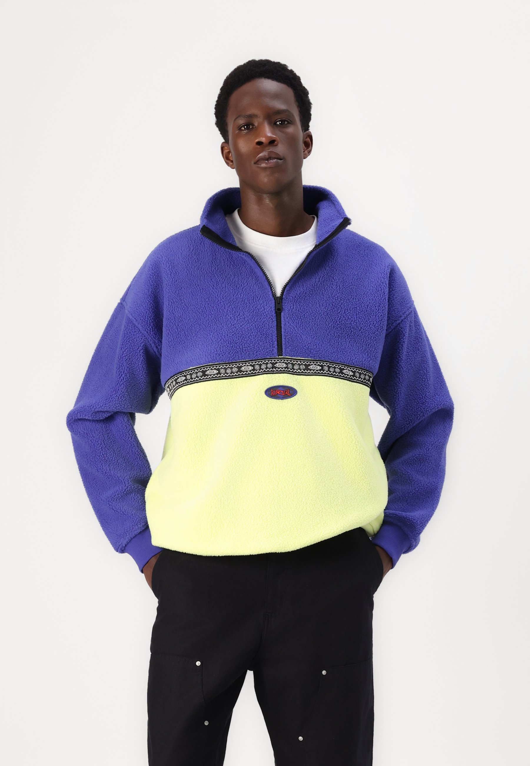 るーりー Rip Curl RAW ENERGY QUARTER ZIP POLAR UNISEX - Fleece jacket