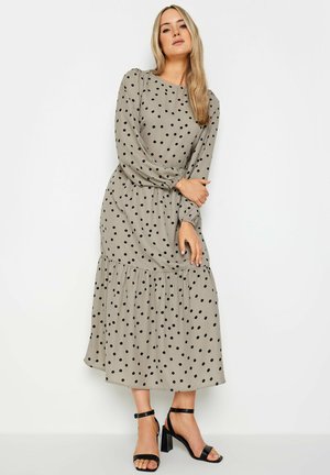 Long Tall Sally SPOT TIERED - Vestido largo - beige