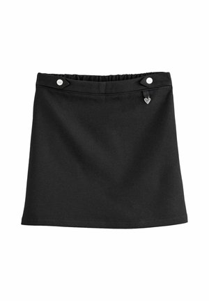 SENIOR SCHOOL PONTE - REGULAR FIT - Fustă în formă de A - black