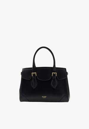 Guess, GUESS SAC BANDOULIÈRE DIANA MAXI SATCHEL BLACK - Sac à main - black bla