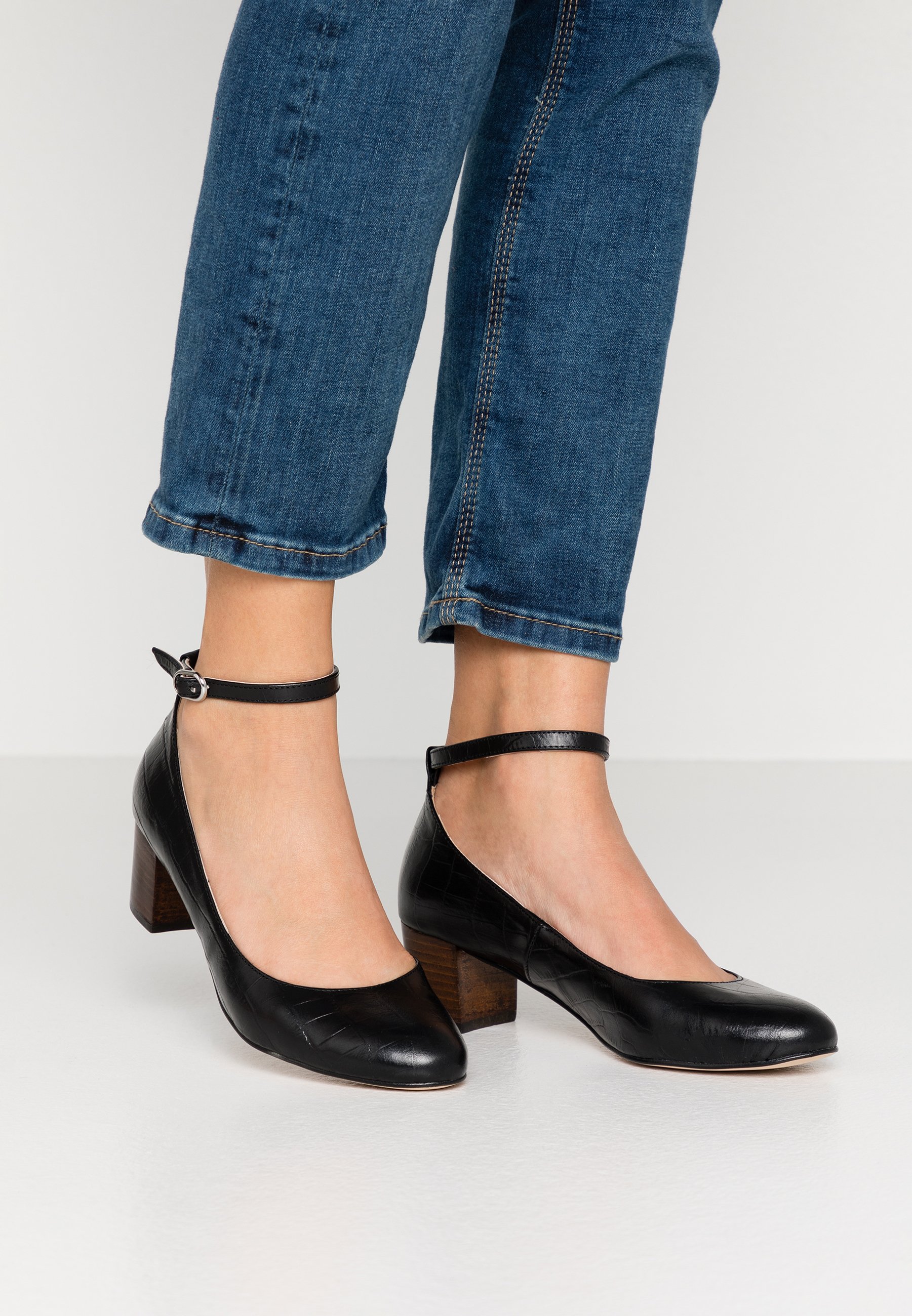 LAOZATA CROCO Pumps black LAOZATA CROCO Pumps black