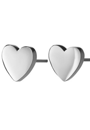 PURE HEART STUDS - Earrings - steel