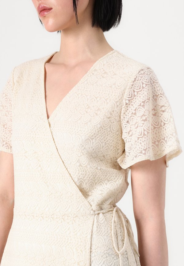 VICHIKKA MIDI WRAP DRESS - Day dress - birch3