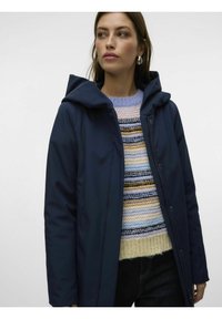 Vero Moda VMSOFTSHELLDONA WRP GA BOO - Kratek plašč - navy blazer