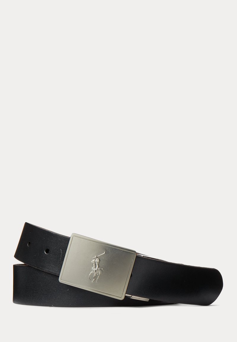 Polo Ralph Lauren REVERSIBLE LEATHER BELT GIFT SET - Puvunhousujen vyö - black/saddle