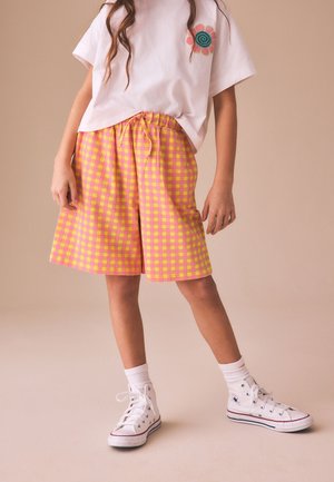 Next, REGULAR FIT - OVERSIZED SHORTS . - Jogginghose - pink yellow gingham
