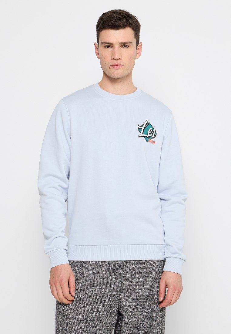 Les Deux Sweater lichtblauw Les Deux Sweater lichtblauw