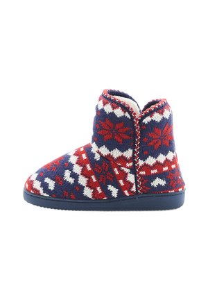 Damart CASALINGHI - Pantoffels - blu marino jacquard