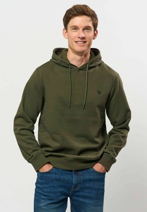 U.S. Polo Assn., TOKE, ciemnozielony melanż