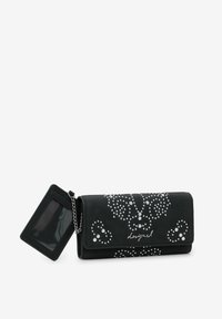 Desigual LARGE STUDDED CARDHOLDER - Plånbok - black