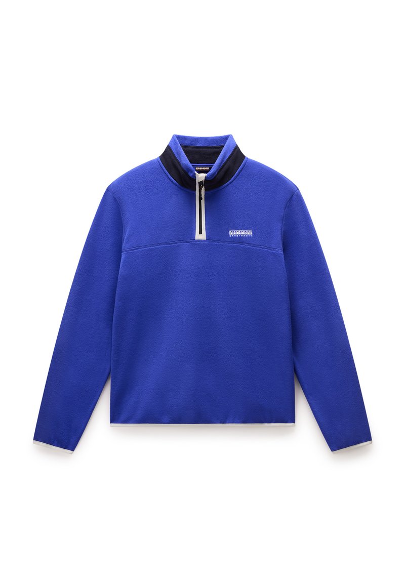 Napapijri Fleece trui donkerblauw Napapijri Fleece trui donkerblauw