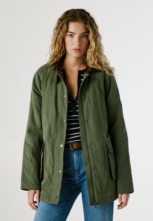 Pepe Jeans TESS - Κοντό παλτό - khaki green