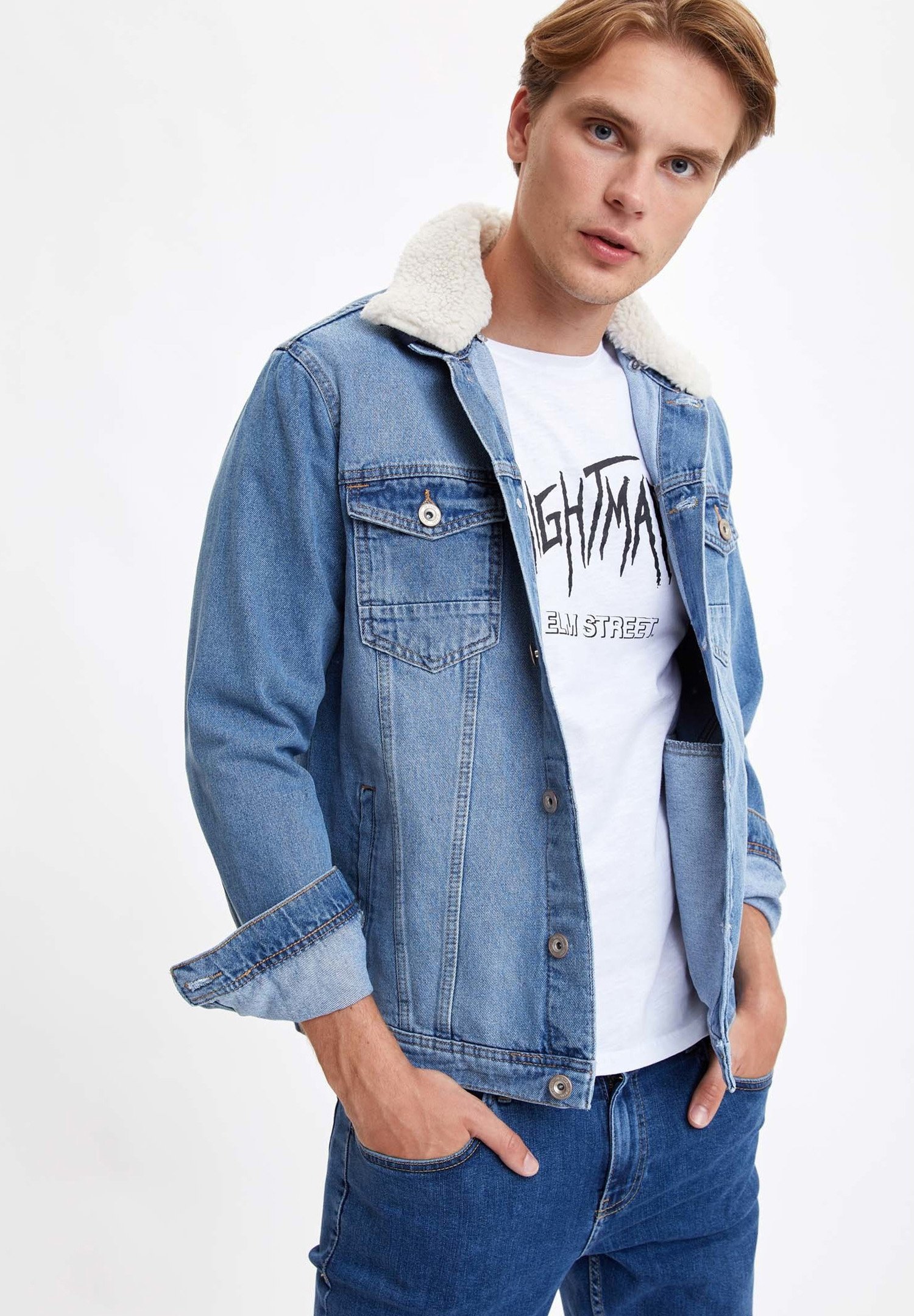 Uomo Giacca di jeans Uomo Giacca di jeans