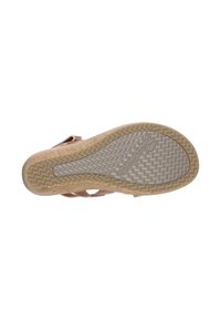 Skechers BEVERLEE CHERISHED AURA - Sandalias de cuña - bronce
