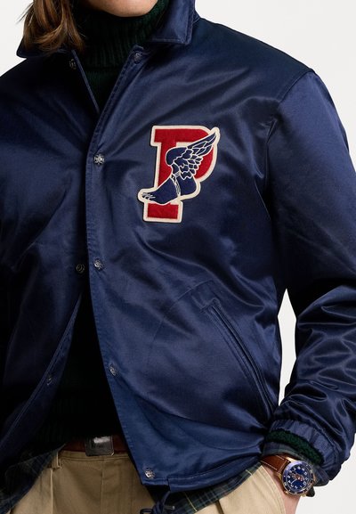 Polo Ralph Lauren P WING SATEEN COACH'S JACKET - Bomber tipa jaka - newport navy