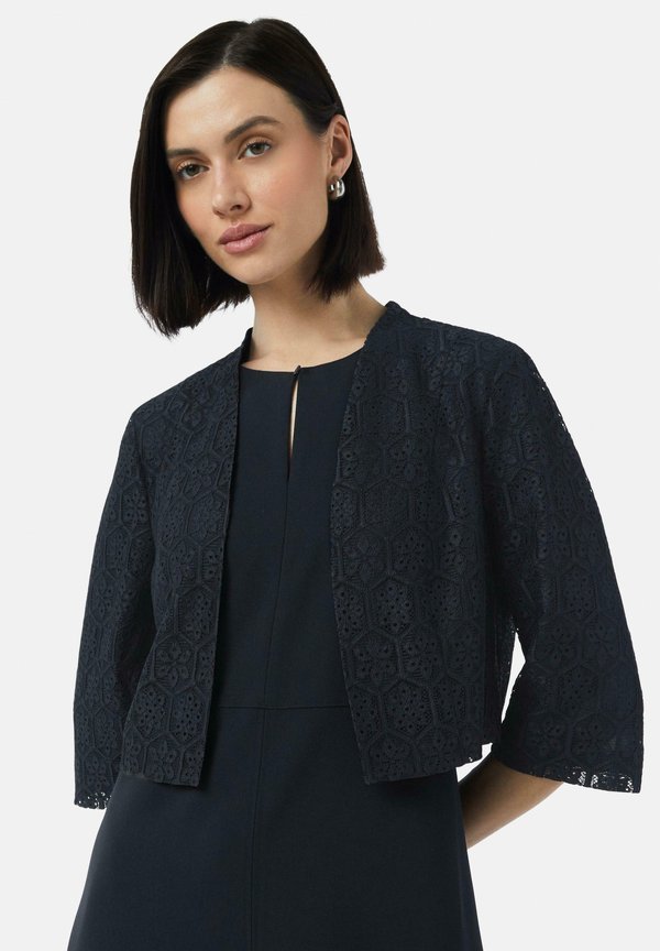 BOLERO AUS IM BOXY FIT MIT 3/4-ÄRMELN - Leichte Jacke