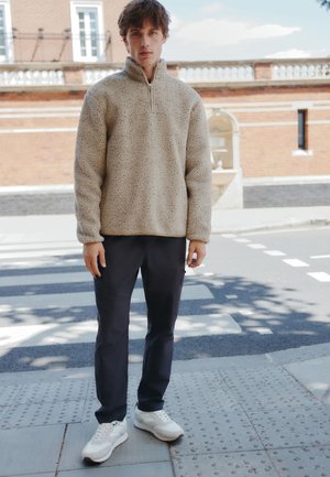 Next, QUARTER ZIP - Fleecetrøjer - ecru marl nep
