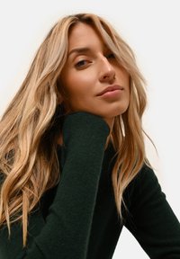 Just Cashmere Strickpullover - cyprès