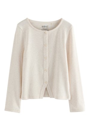 REGULAR FIT - LONG SLEEVE - Kardigán - oatmeal