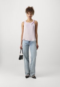 Vero Moda Tall VMRITA KNOT DETAIL VIP - Tops - pink a boo