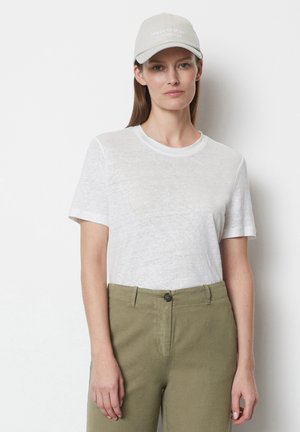 Marc O'Polo DENIM SHORTSLEEVE ROUNDNECK BASIC FIT WITH LOGO - T-Shirt ...