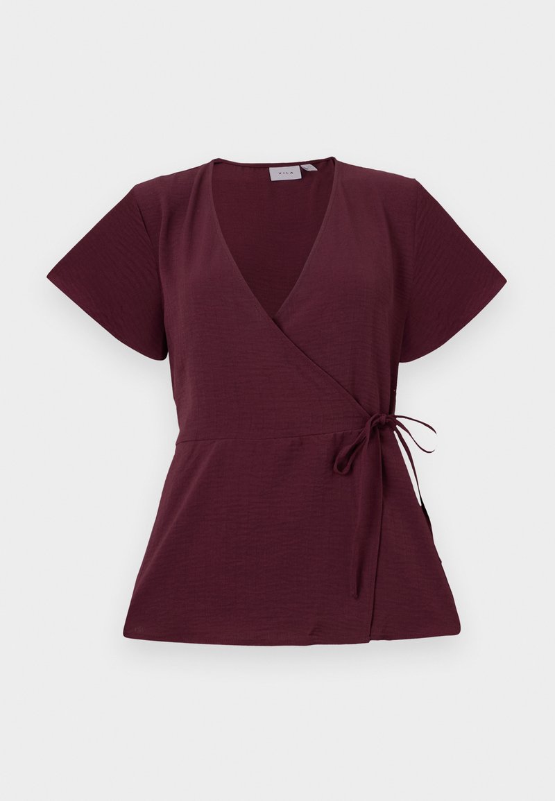 Vila Blouse donkerrood Vila Blouse donkerrood