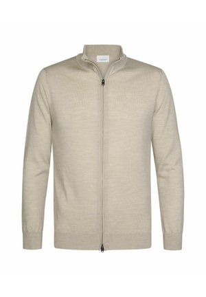 PROFUOMO, PROFUOMO CARDIGAN FULL ZIP - Vest - beige