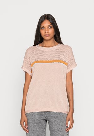 NUDARLENE - T-shirt med print - evening sand