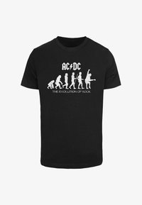 Merchcode ACDC EVOLUTION OF ROCK Print T-shirt black